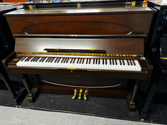 Samick Upright Piano in Mahogany