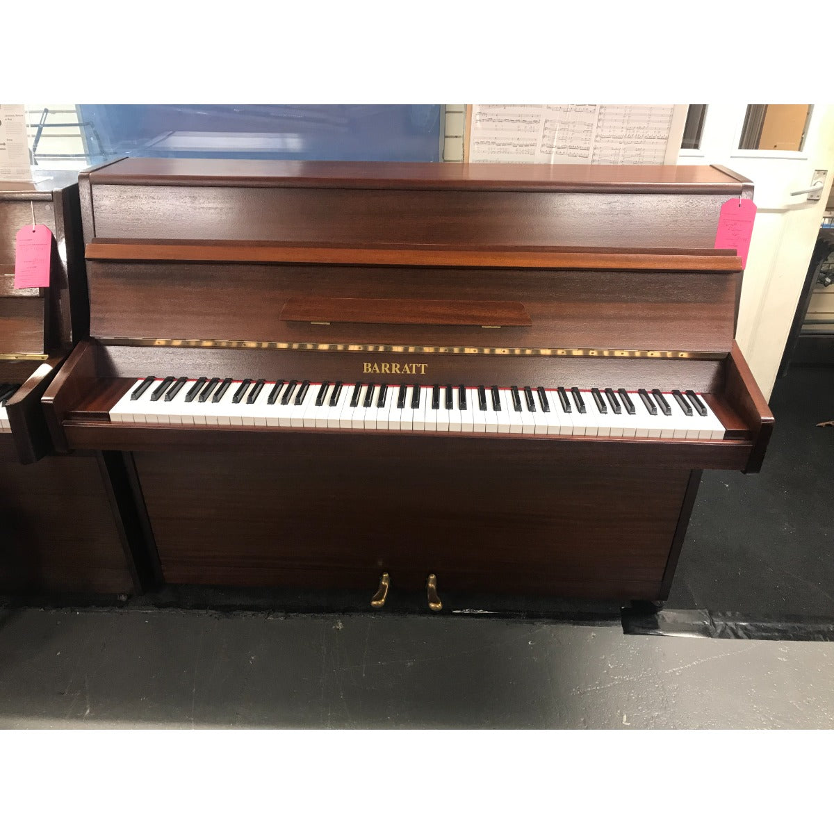 Barratt & Robinson Mahogany Upright Piano